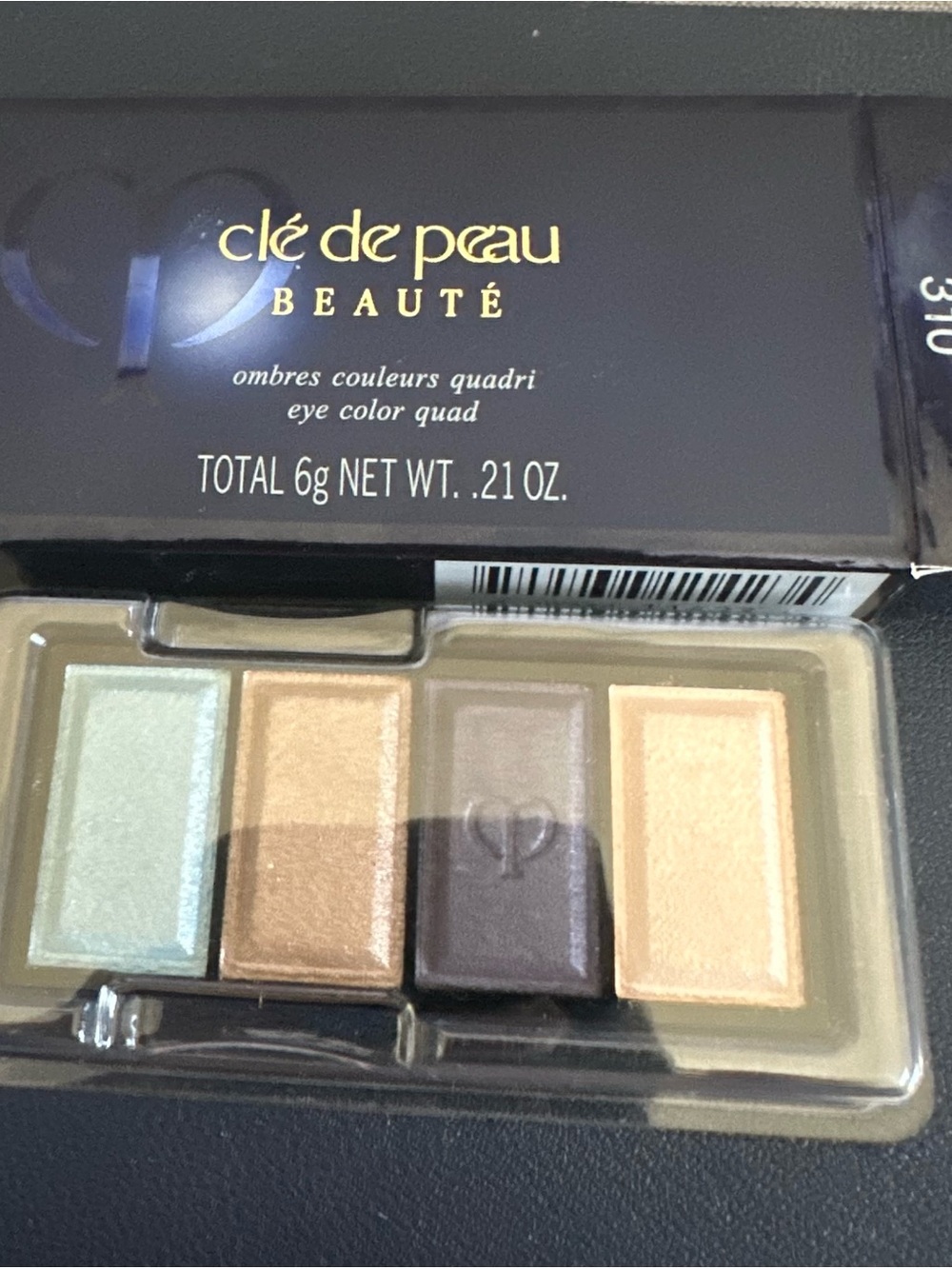 cle de peau Beauté Eye Color Quad - Green, Bronze, Taupe, Champagne